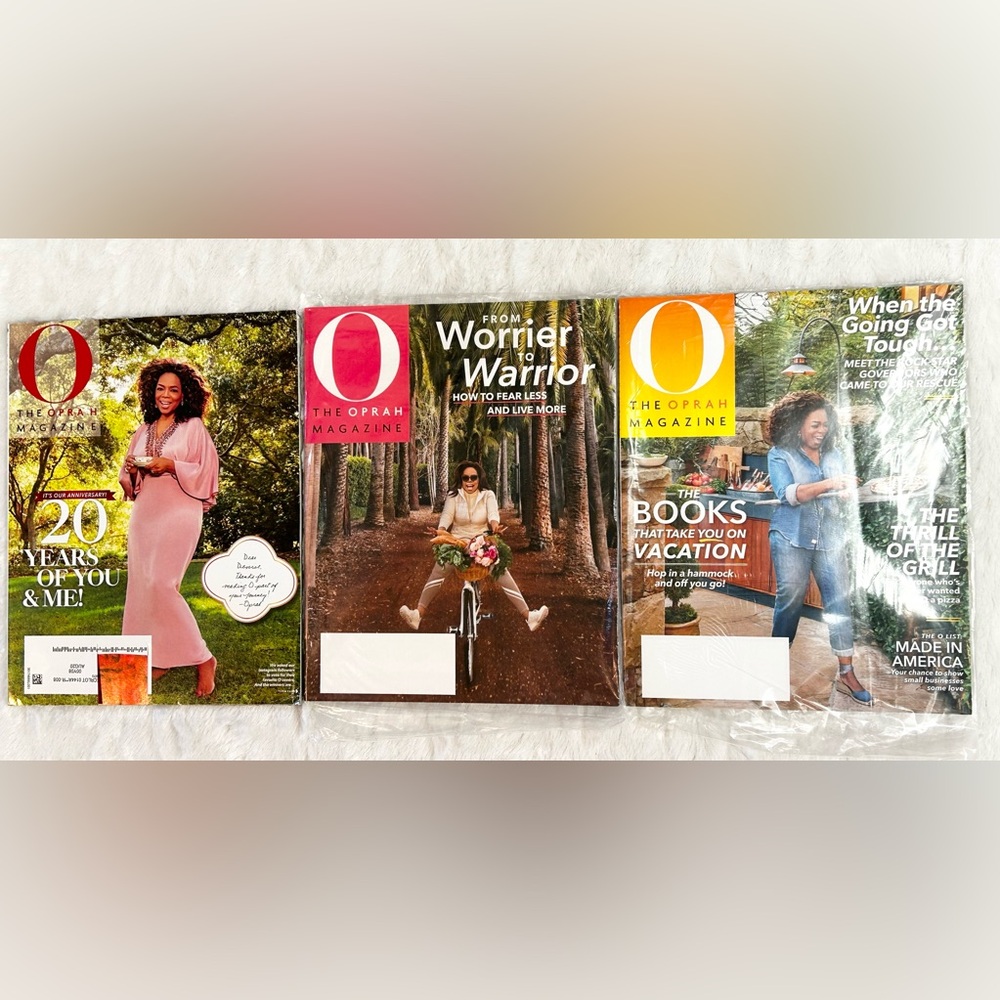 O THE OPRAH MAGAZINE Lot of 3 May, June, July/August 2020